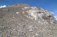 Rod and Jon descend Worthington's south end.