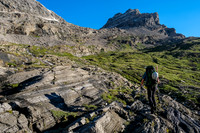 Exiting the Upper Martin Creek valley.