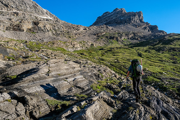 Exiting the Upper Martin Creek valley.