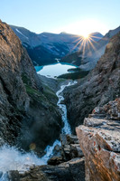 Sunrise on the incredible Upper Martin Creek waterfall.