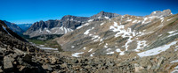 Phil ascends the west side of Quartzite Col.