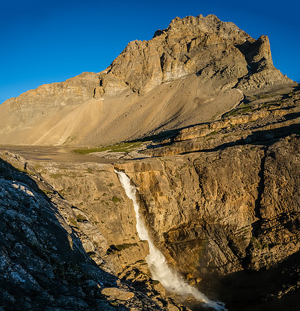 Sunrise on the incredible Upper Martin Creek waterfall.