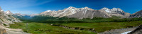 The Siffleur River valley looking to Willingdon and Clearwater Mountain.