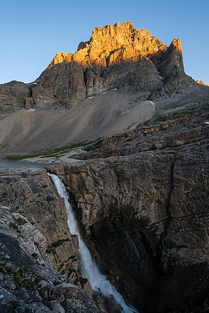 Sunrise on the incredible Upper Martin Creek waterfall.
