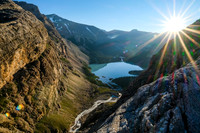 Sunrise on the incredible Upper Martin Creek waterfall.