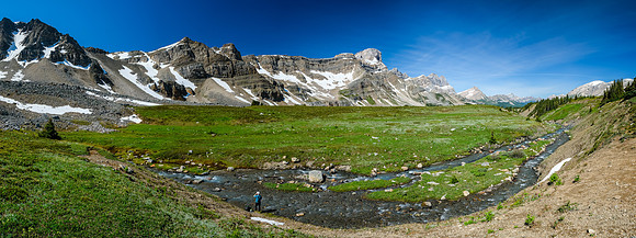 The Siffleur River.