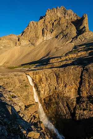 Sunrise on the incredible Upper Martin Creek waterfall.