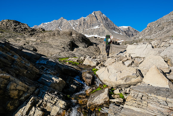 Exiting the Upper Martin Creek valley.