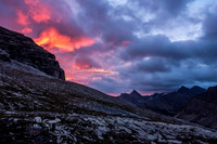 Sunrise is pretty intense over Upland and Devon Lakes.