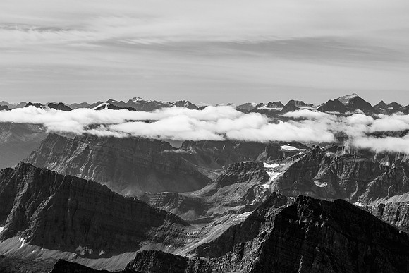 Mount Ball, Quadra and Temple.