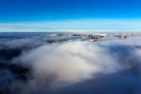 Clouds over the Siffleur River Valley.