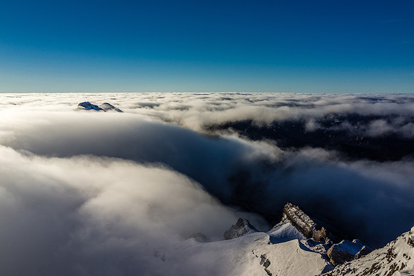 Crown and Willingdon South are barely visible under the clouds.