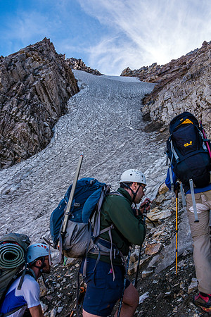 Re-ascending Quartzite Col.