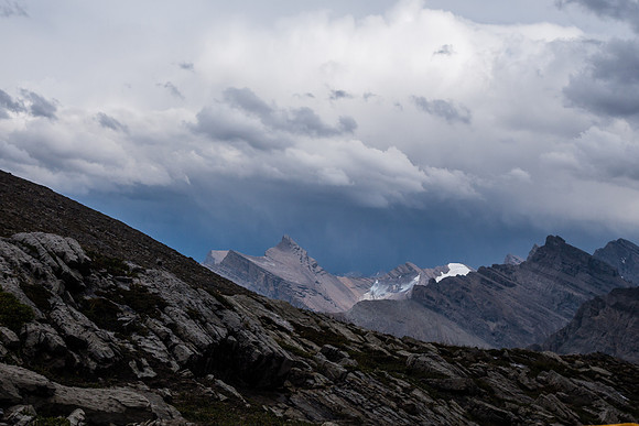 An tstorm passes by just to the south of us.