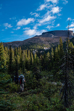 Hiking to Quartzite Col.