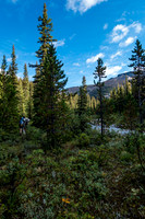 Hiking to Quartzite Col.