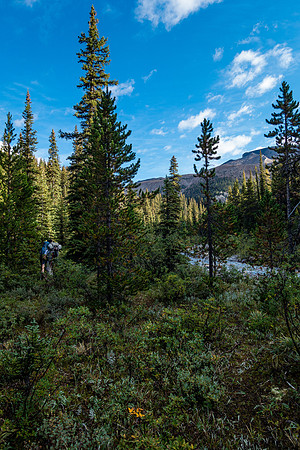 Hiking to Quartzite Col.
