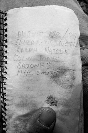 Devon Mountain Summit Register.