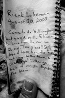 Devon Mountain Summit Register.
