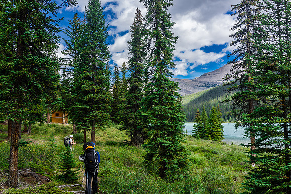 The Isabella Lake warden cabin.