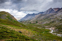 Hiking deeper into the wild along Dolomite Creek.