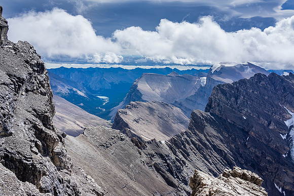 Mount Harris (R) is at least 3300m and possibly another "unknown" 11000er...