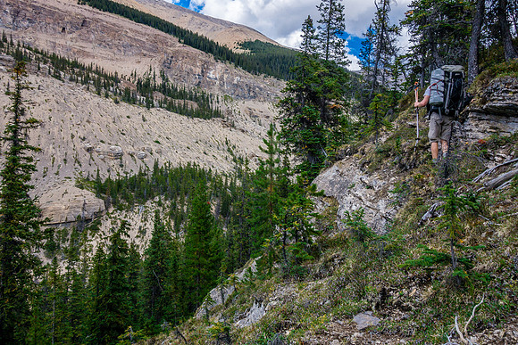Escape above Recondite Creek.