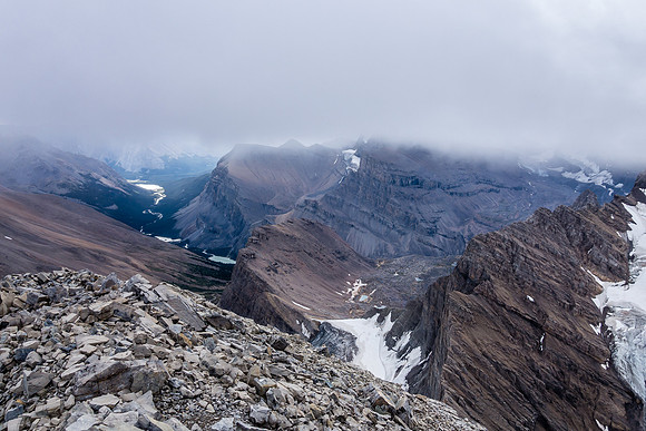 The Martin Creek Valley at left.