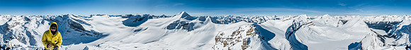 I've been on a LOT of peaks in this photo. Many great memories as I peer across the ocean of ice and snow and rock.