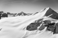 Mount Baker with Mount Ayesha to the left. Two of the Wapta's sexiest peaks.