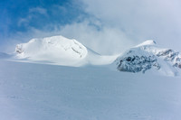 Ascending the Peyto Glacier.