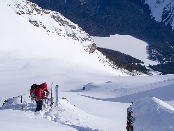 Time to scramble the ridge to the summit.