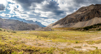 Looking back down the valley towards Noseeum and Hector.