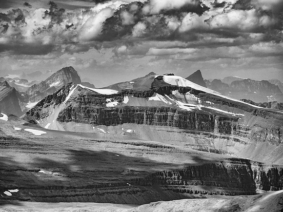 Observation Peak with Forbes, Howse, Chephren visible in the background.