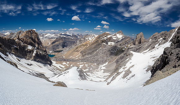 The snow was just soft enough to descend quick and safe without being so soft that it was dangerous or annoying.