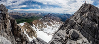 Enjoying the airiness of the ridge.