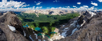 Looking across the Siffleur River Valley from the second summit of the day.