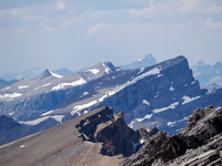 Quill Peak with Marmota in the background at left and Cline looming in the distance right of center.
