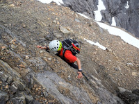[It's a matter of finding the right combination of holds that won't break off!