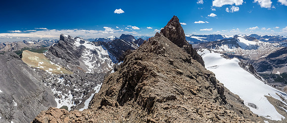As you can see, the south ridge is pretty intense if you stick on the crest - or even on either side.