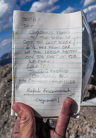 Summit register.