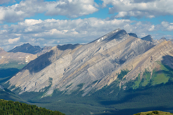 Boar Station across the Red Deer River valley.