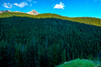 Hiking up the Cascade fire road past Prow Mountain.
