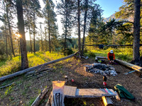 Morning at Scotch Camp.
