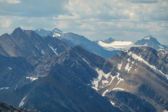 Views to the Bonnet icefield.