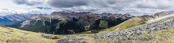 Views back to the west over Tyrrell Creek.