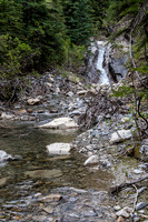 Another side creek. This is where we started our ascent of Wapiti Mountain.