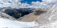 Looking back down the access rib and drainage to Condor's south ridge.