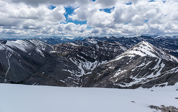 Views over Shale Pass towards St. Bride and Douglas.