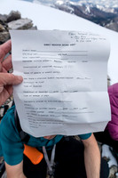 It's an old register when you find one of these forms in it.